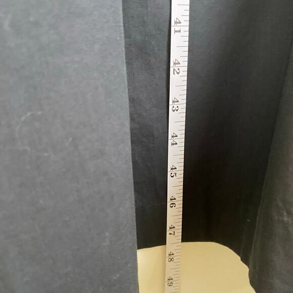RAILS Rizo Midi Dress Size S Black Cutout Poplin Sustainable Minimalist Neutral - Picture 16 of 16
